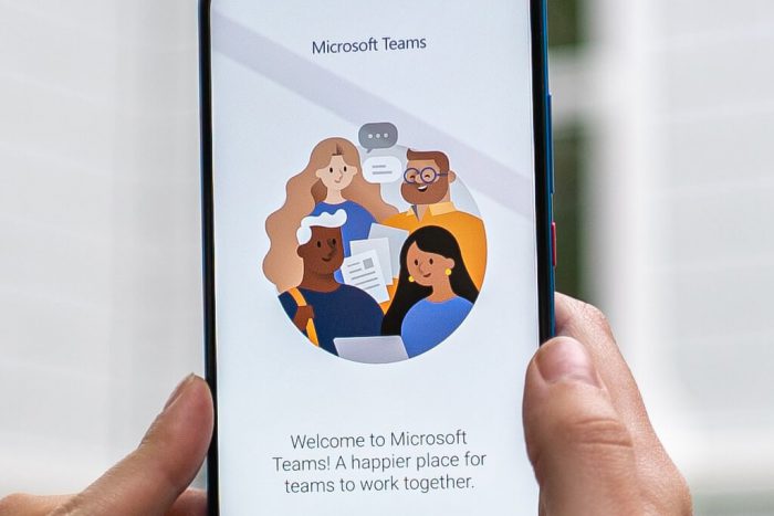 Microsoft Teams op mobiel